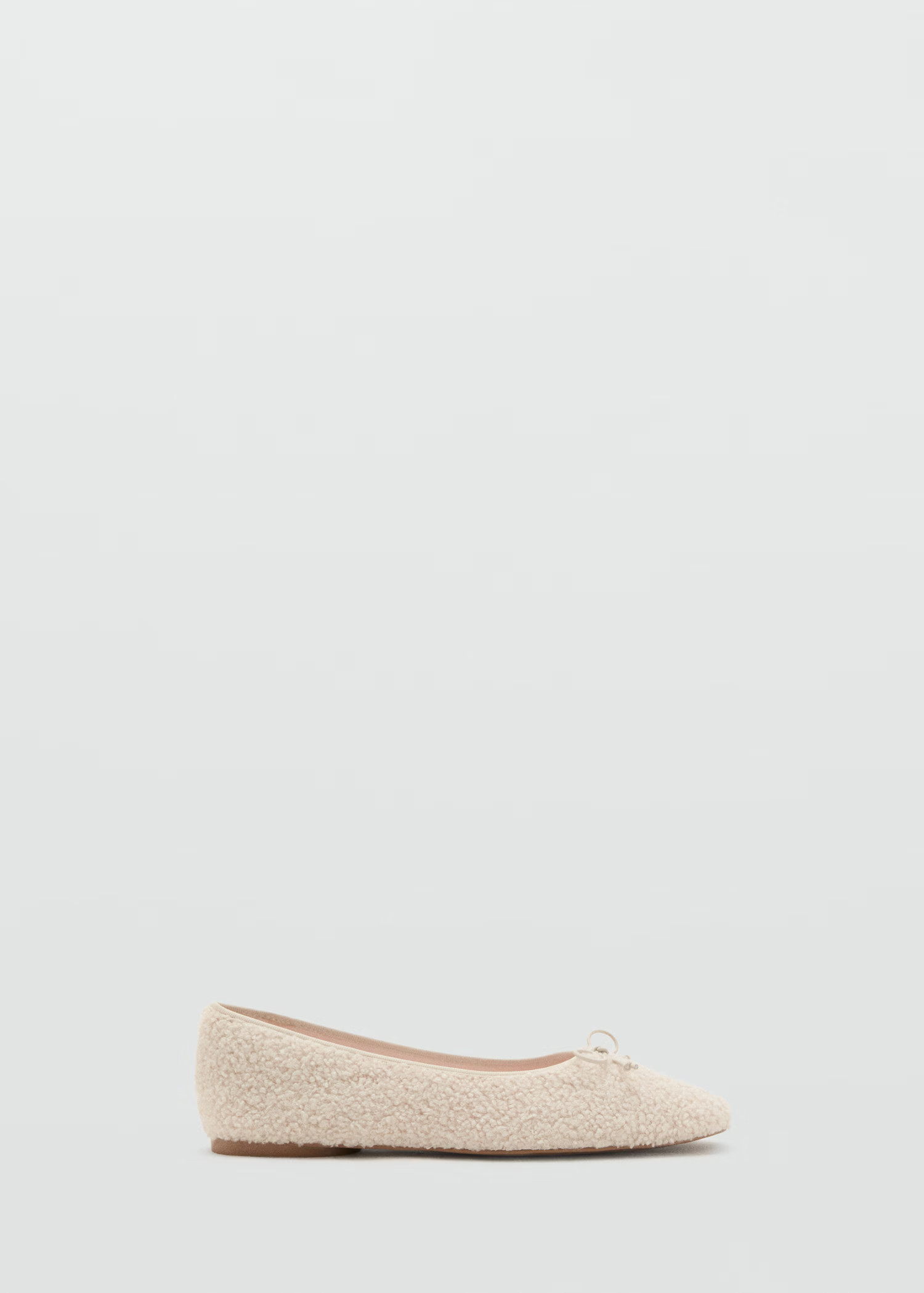 Sheepskin ballet flats | Mango (US/MX/AU)
