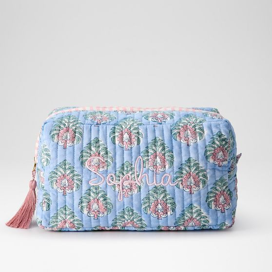 Block Print Travel Pouch | Mark and Graham