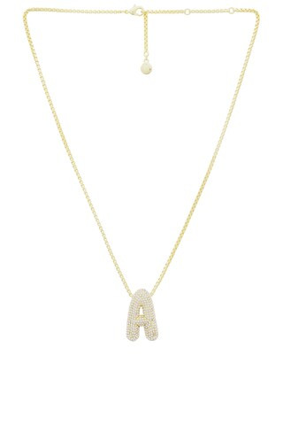 Pave Bubble Initial Necklace
                    
                    BaubleBar | Revolve Clothing (Global)