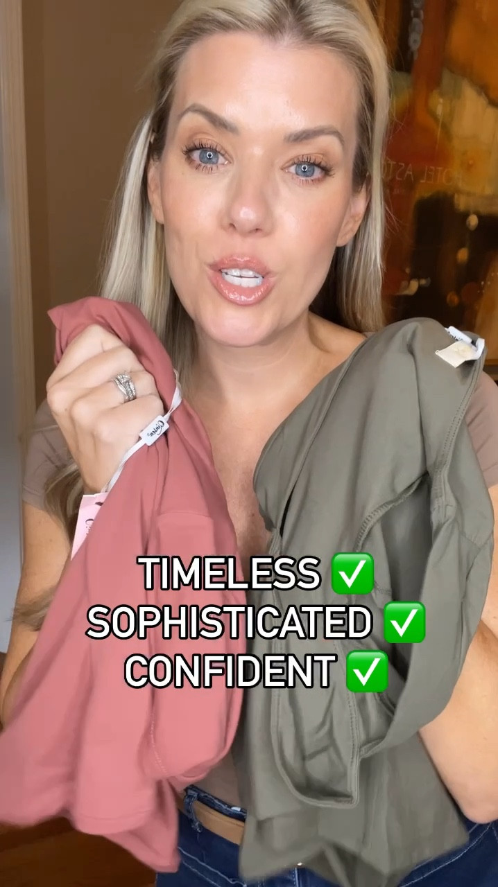 Checks all the boxes AND is on SALE right now!!!!

Timeless ✅
Sophisticated ✅
Added confidence ✅

On top of being buttery soft, great for layering and we talk about these gorgeous colors to take us straight into fall 🤩

5’4”
135 lbs
36D
Curvy build 

I prefer to size up to a large into top. It fits a little snug in the bust for me in medium. 

#LTKFindsUnder50 #LTKBeauty #LTKStyleTip