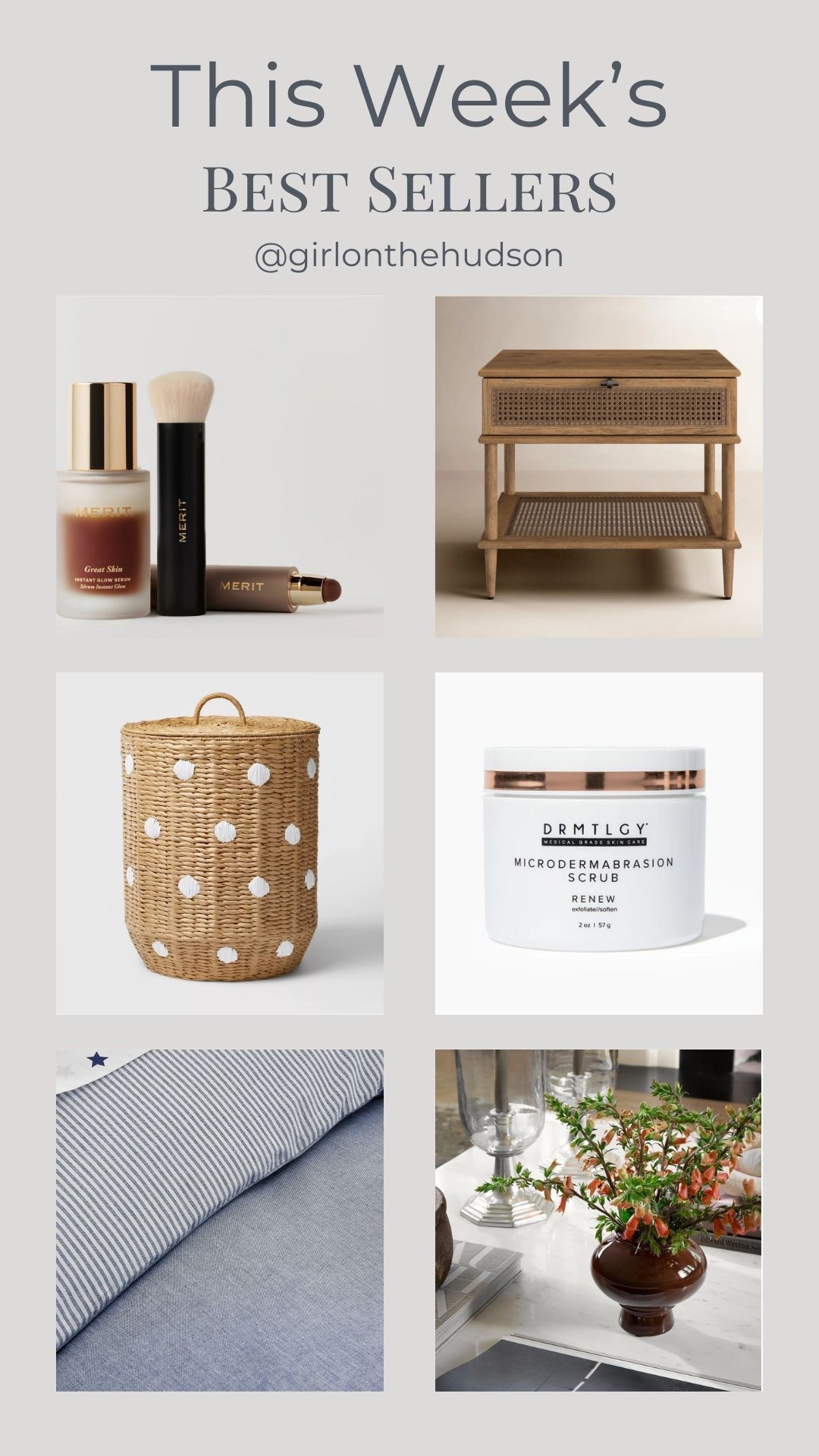 This week’s best sellers ❤️

My daily makeup routine, our guest bedroom bedside tables (on sale!), a curt affordable basket, my new exfoliating face wash, the duvet that Jacob’s been using for years and the cutest vase 🙌🏻

#LTKmorningroutine #LTKHome #LTKSaleAlert