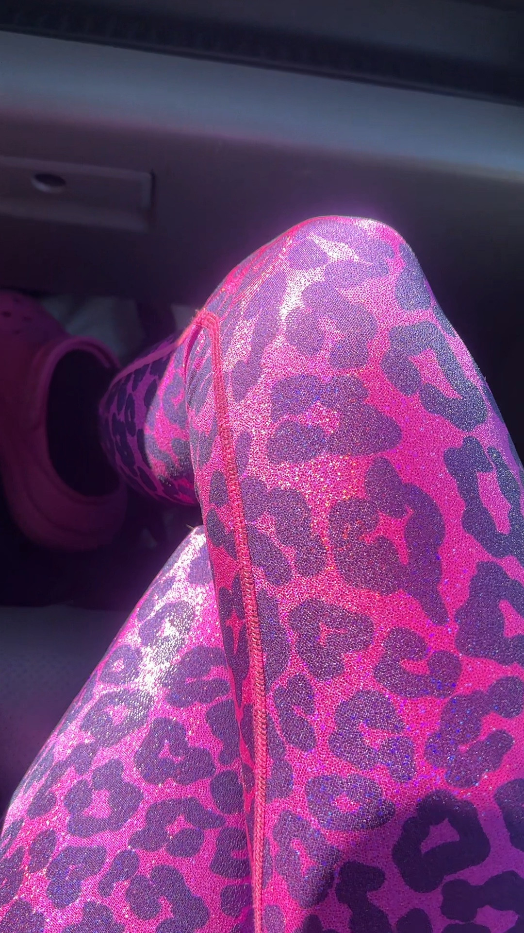 Beach Riot Cara leggings from a few years ago. Lisa frank would be proud. #pink #cheetahprint #workoutstyle #gymoutfit #hikingoutfit #barbie

#LTKVideo