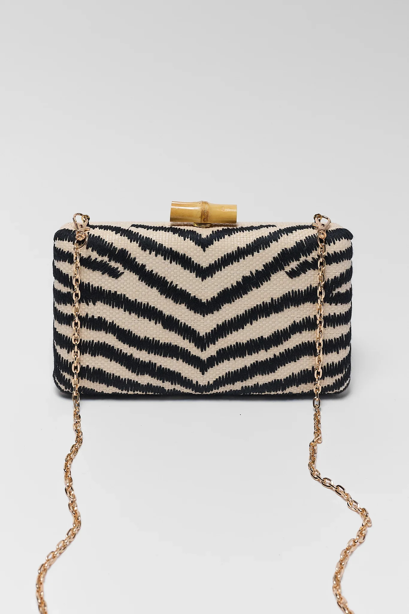 Zebra Print Clutch Bag | Avara