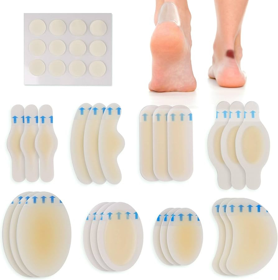 LotFancy Blister Bandages, 24PCS Blister Pads and 12 Dots Acne Plaster, Gel Blister Cushion - 8 S... | Amazon (US)