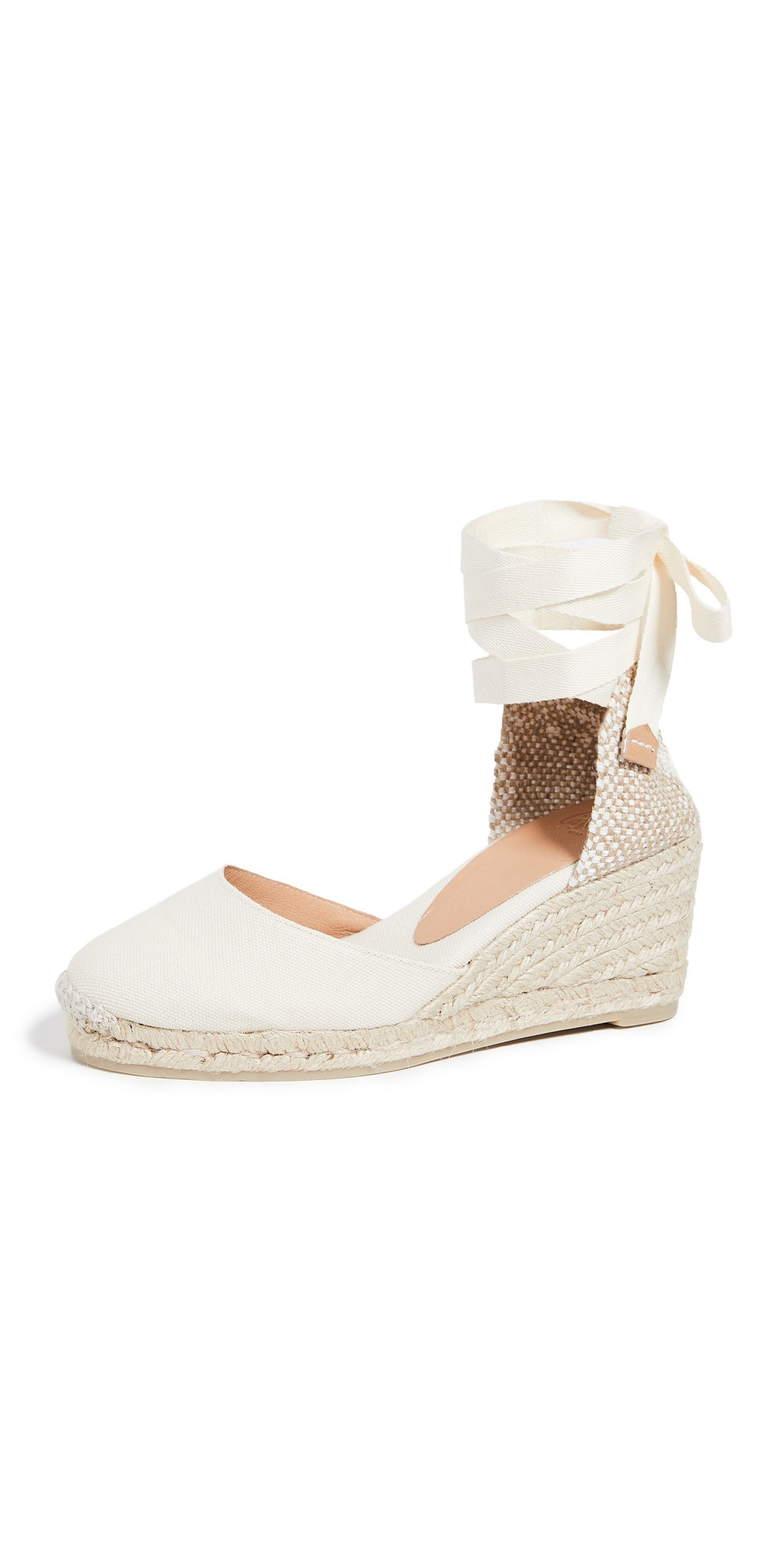 Castañer Carina Wedge Espadrilles Ivory 38 | Shopbop