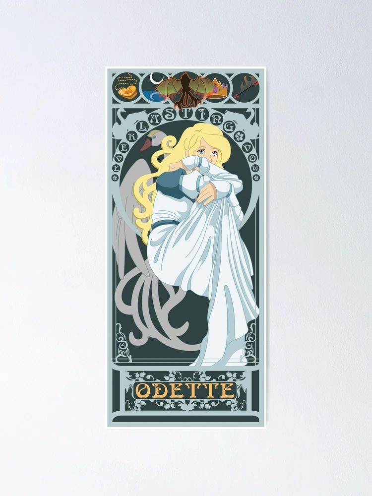 Odette Nouveau - Swan Princess Poster | Redbubble (US)