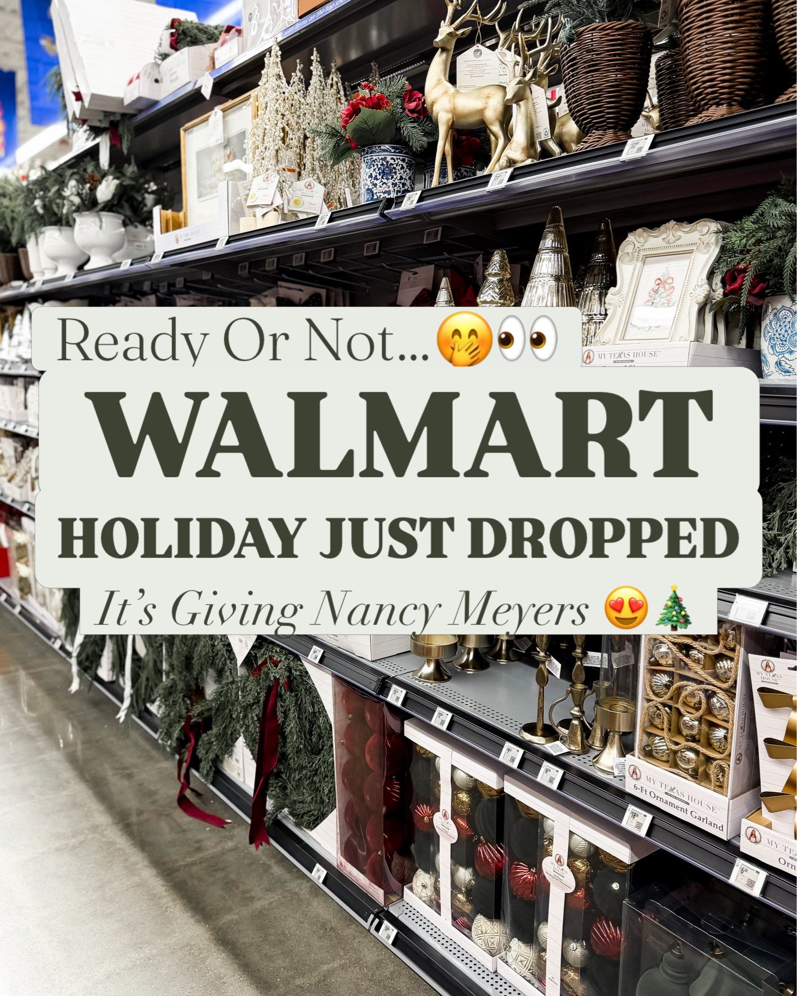Walmart Holiday JUST dropped!🎄🎁 Eeeek! Ready or not, it’s time to add to cart before these Walmart holiday finds sell out!😍 I realize it’s not even technically fall yet, and trust me, I’m not rushing past fall- BUT, unfortunately, if you don’t grab these now, they’ll likely be gone by the holiday season! All so affordable, yet all looks so expensive!🤯 everything reminds me of something that would be an a Nancy Meyers movie! This Walmart hall looks like Pottery Barn, but the receipt says Walmart! Which holiday Walmart find is your favorite? Tell me below what you are adding to cart!
Walmart holiday home decor, Walmart home decor holiday, holiday Walmart, Walmart new arrivals, new at Walmart, Christmas Walmart, Walmart Christmas, Walmart home decor, new Walmart, Walmart finds, Walmart holiday new arrivals 2026, looks expensive but isn’t, Walmart finds for Christmas, new Walmart drop, Walmart new release, brand new Walmart, trending Walmart, Walmart does it again 
@Walmart

#LTKSeasonal #LTKHome #LTKSaleAlert
