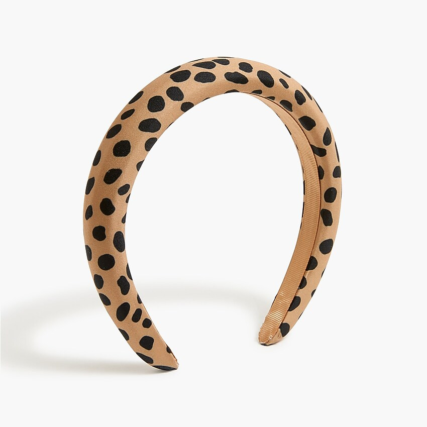 Printed satin puffy headband | J.Crew Factory