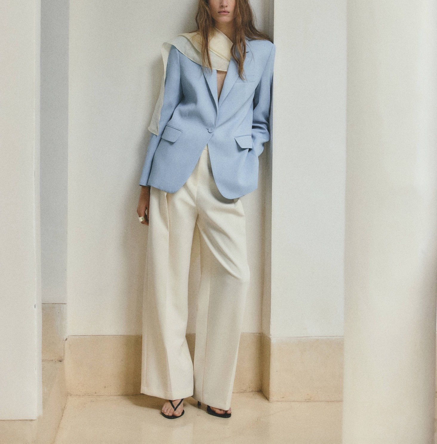 Designed with a structured straight-fit silhouette, this blazer delivers effortless refinement and versatile styling for both casual and tailored looks. Under $200. Style the look with a pair of work pants.

Keywords:

* straight fit blazer
* tailored blazer
* suit blazer women
* structured blazer
* oversized blazer outfit
* chic workwear
* minimalist blazer
* wardrobe staple blazer
* European fashion aesthetic
* polished everyday style
* office outfit inspiration
* elevated casual outfit
* capsule wardrobe essential
* smart casual fashion
* city chic outfit
* modern tailoring trend

#LTKgrwm #LTKootd #LTKWorkwear