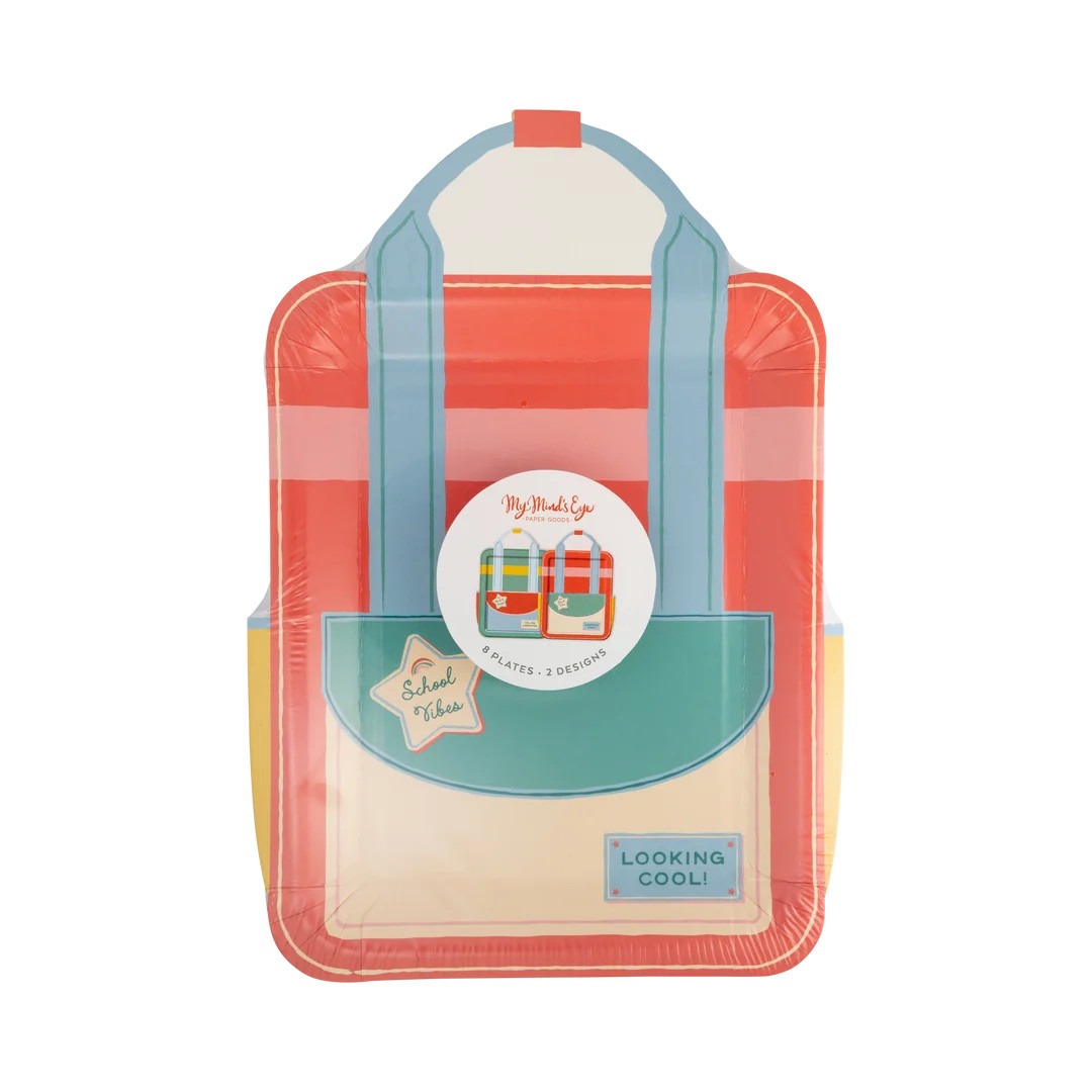 Backpack Shaped Plate Set | My Mind's Eye