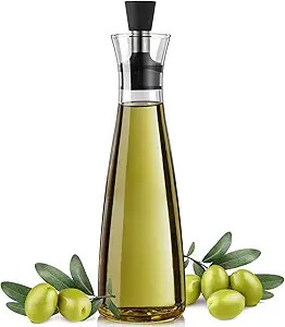 Amazon.com: Bivvclaz Glass Olive Oil Dispenser, 18 Ounce Oil and Vinegar Dispenser with Drip-free... | Amazon (US)