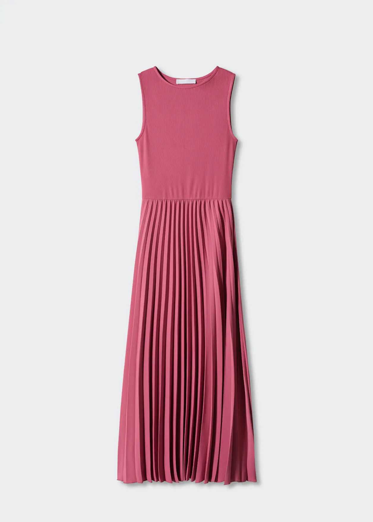 Pleated knitted dress | MANGO (US)