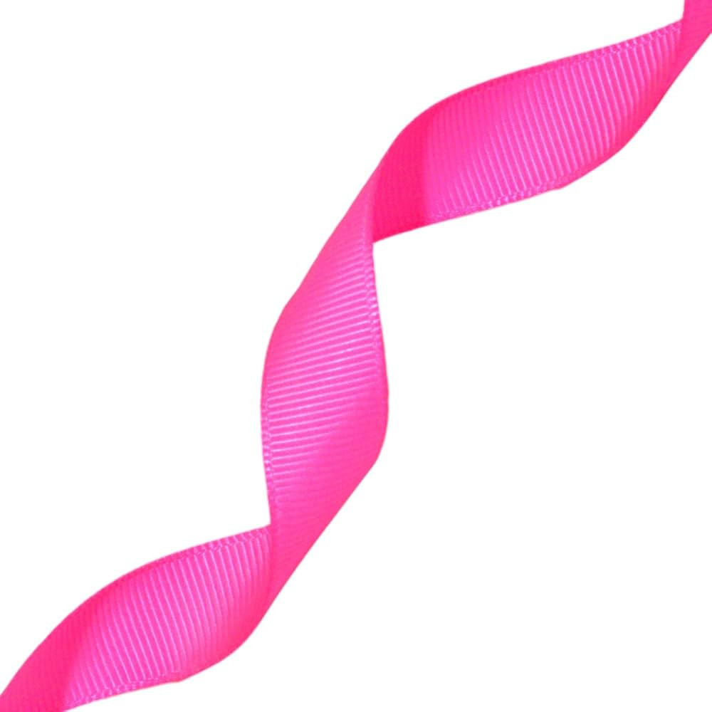 Morex Ribbon Neon Grosgrain Ribbon, 5/8-Inch by 20-Yard, Neon Shocking Pink (06716/20-606) | Amazon (US)
