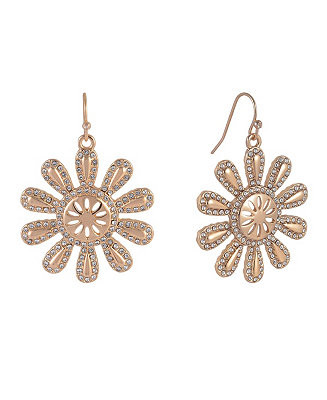 RACHEL Rachel Roy Sunburt Drop Earrings with Pave Stone Accents - Macy's | Macy's