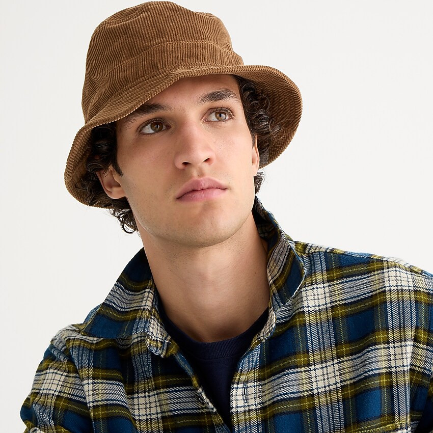 Garment-dyed corduroy bucket hat | J. Crew US
