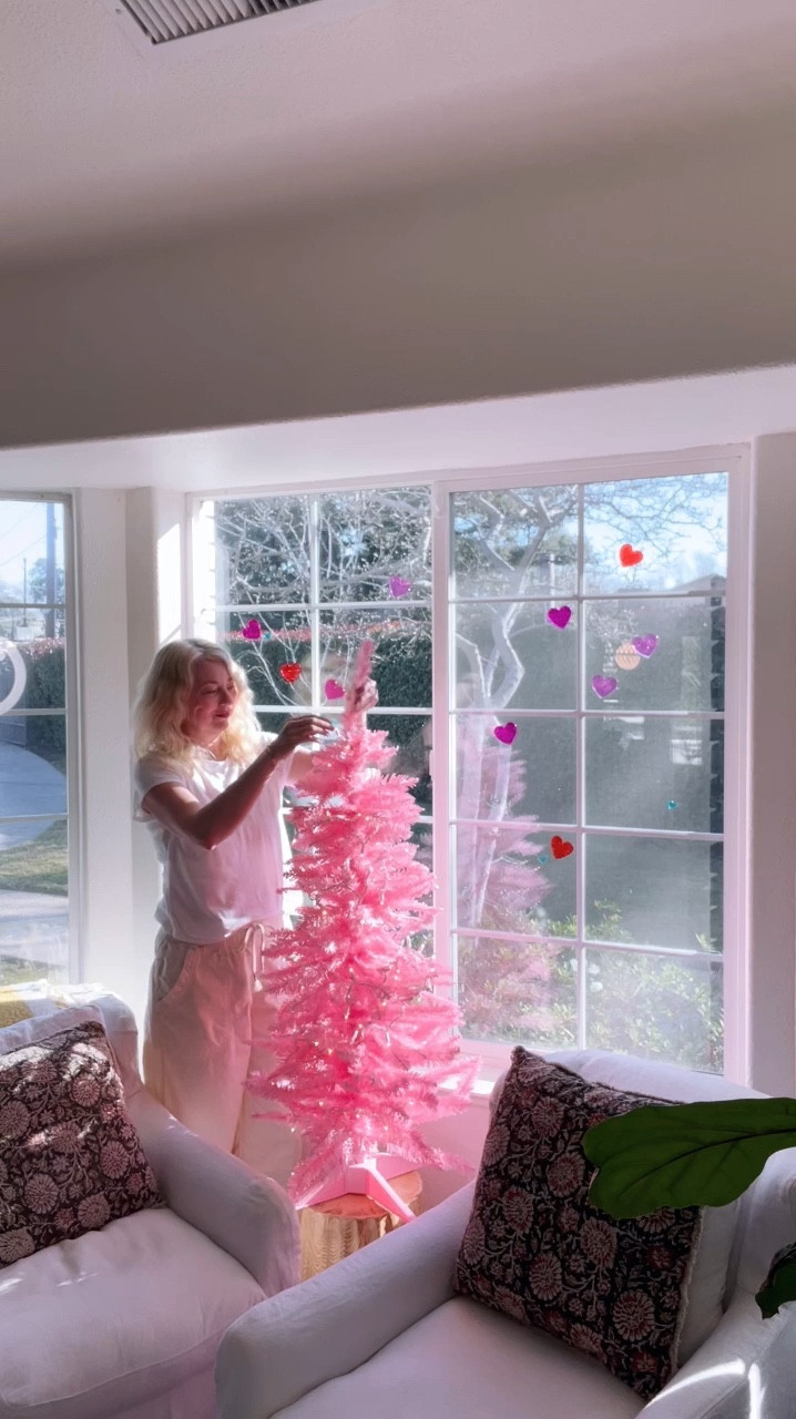 Do you have your Valentine Tree! ❤️🩷

#LTKStyleTip #LTKHome #LTKSeasonal