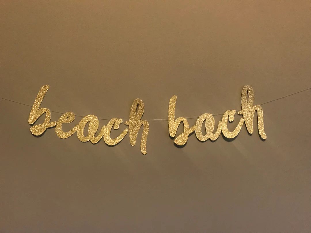Beach Bachelorette Beach Bach Banner Beach Bachelorette Party Beach Bachelorette Decorations Hola... | Etsy (US)