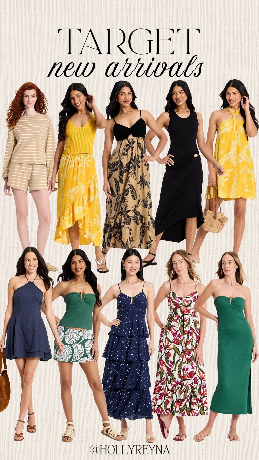 Summery styles in Target’s new arrivals section! 

#targetfinds

Target finds. Target fashion. Target new arrivals. Target floral summer set. Target resort style. Target summer style  

#LTKSeasonal #LTKootd #LTKgrwm
