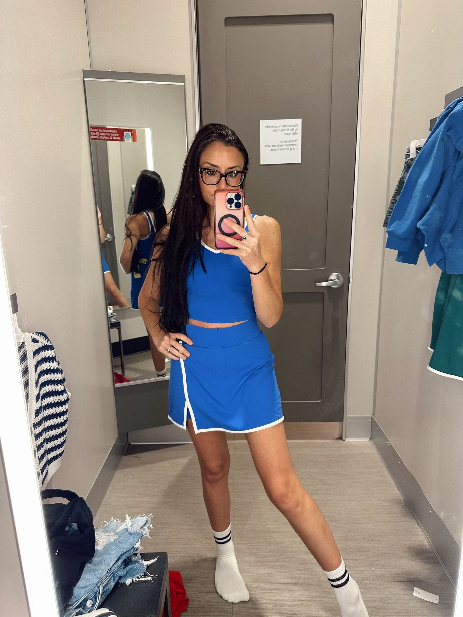 Obsessed with this color right now !!! Active wear bottoms on sale for Memorial Day - linked below for you !! Wearing XS in both 

@target targetfinds #target active, Christine Gerace 

#LTKStyleTip #LTKSummerEdit #LTKFindsUnder50