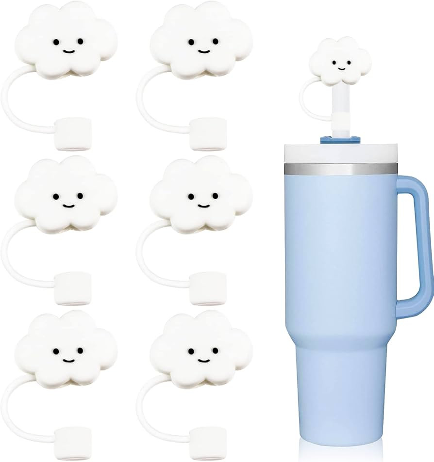 Bubbola Straw Covers Compatible with Stanley 40 OZ Tumbler Cups, Reusable Silicone Straw Tip Topp... | Amazon (US)