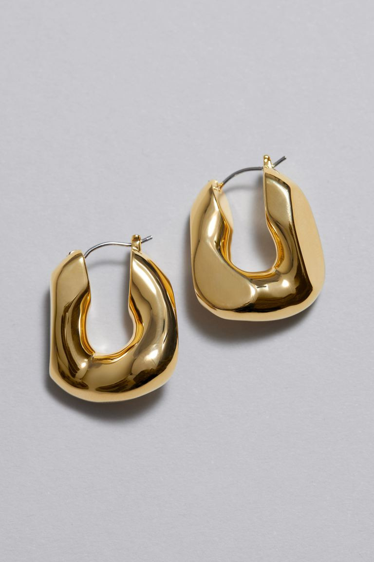 Chunky Twist Hoop Earrings | H&M (UK, MY, IN, SG, PH, TW, HK)