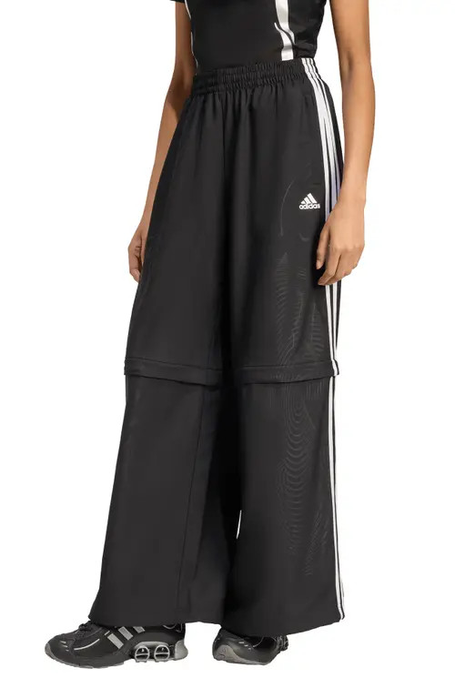 adidas Adilenium Season 4 Teamgeist Oversize Recycled Polyester Track Pants in Black at Nordstrom, Size X-Small | Nordstrom