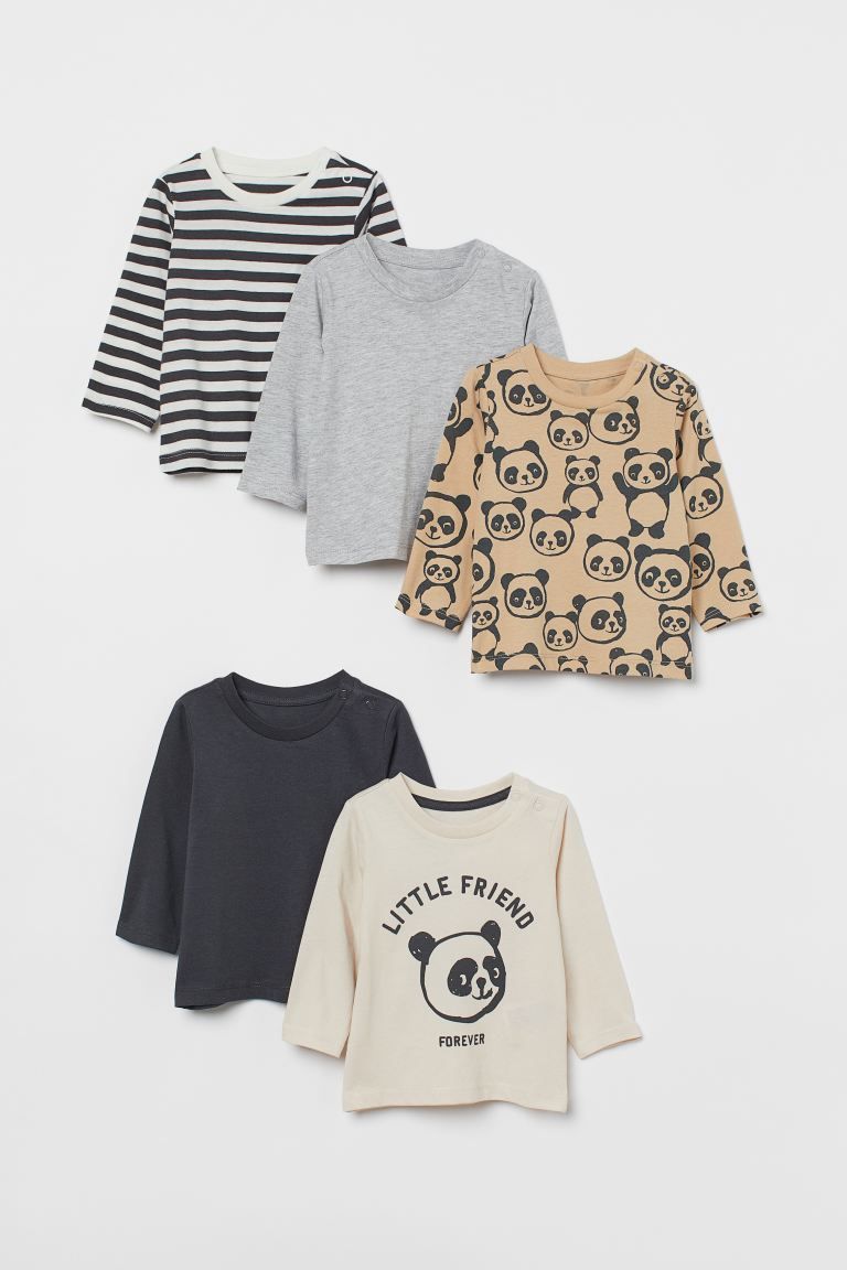 5-pack Cotton Shirts | H&M (US + CA)