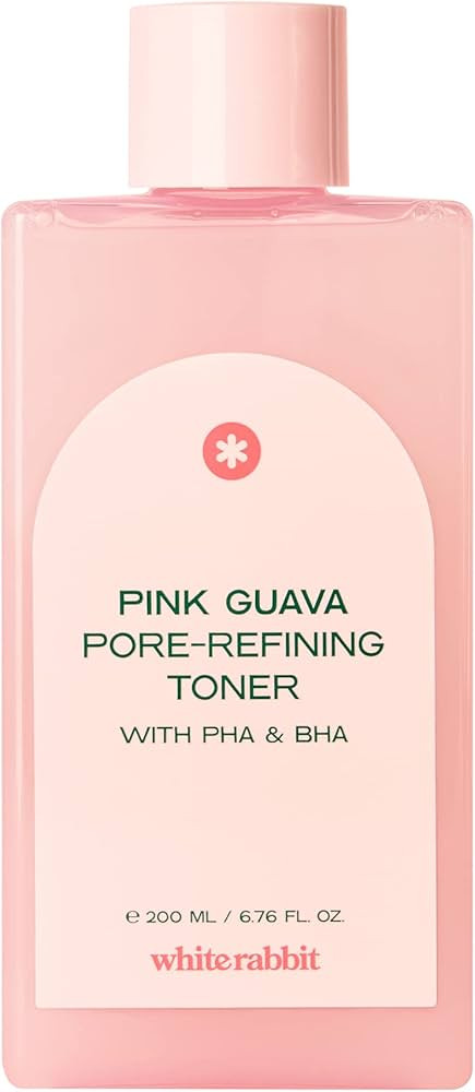 White Rabbit - Pink Guava Pore Refining Toner - 6.76 Fl Oz with PHA & BHA, Hyaluronic Acid - Remo... | Amazon (US)