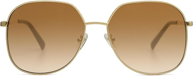 SOJOS Trendy Oversized Sunglasses for Women Men UV400 Protection Hexagon Shades with Spring Hinge... | Amazon (US)