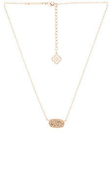 Kendra Scott Elisa Necklace in Rose Gold & Rose Gold Drusy from Revolve.com | Revolve Clothing (Global)