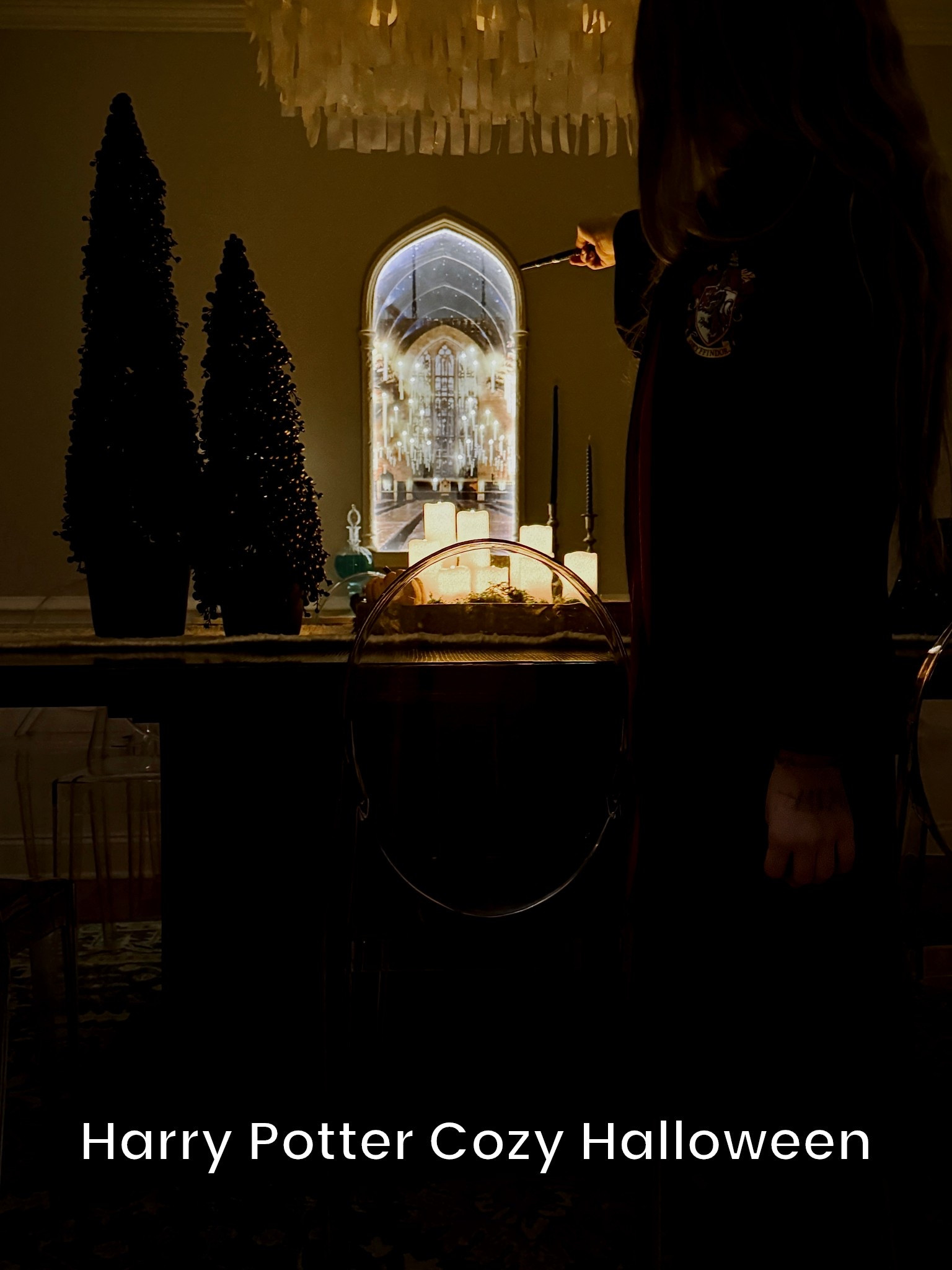 This Hogwarts mirror brightens up our nights with the days getting shorter. Currently 50% off and doubles as a regular mirror when turned off! #cozyhalloween #harrypotter #halloweendecor #holidaydecor #potterhead 

#LTKHalloween #LTKHome #LTKHoliday