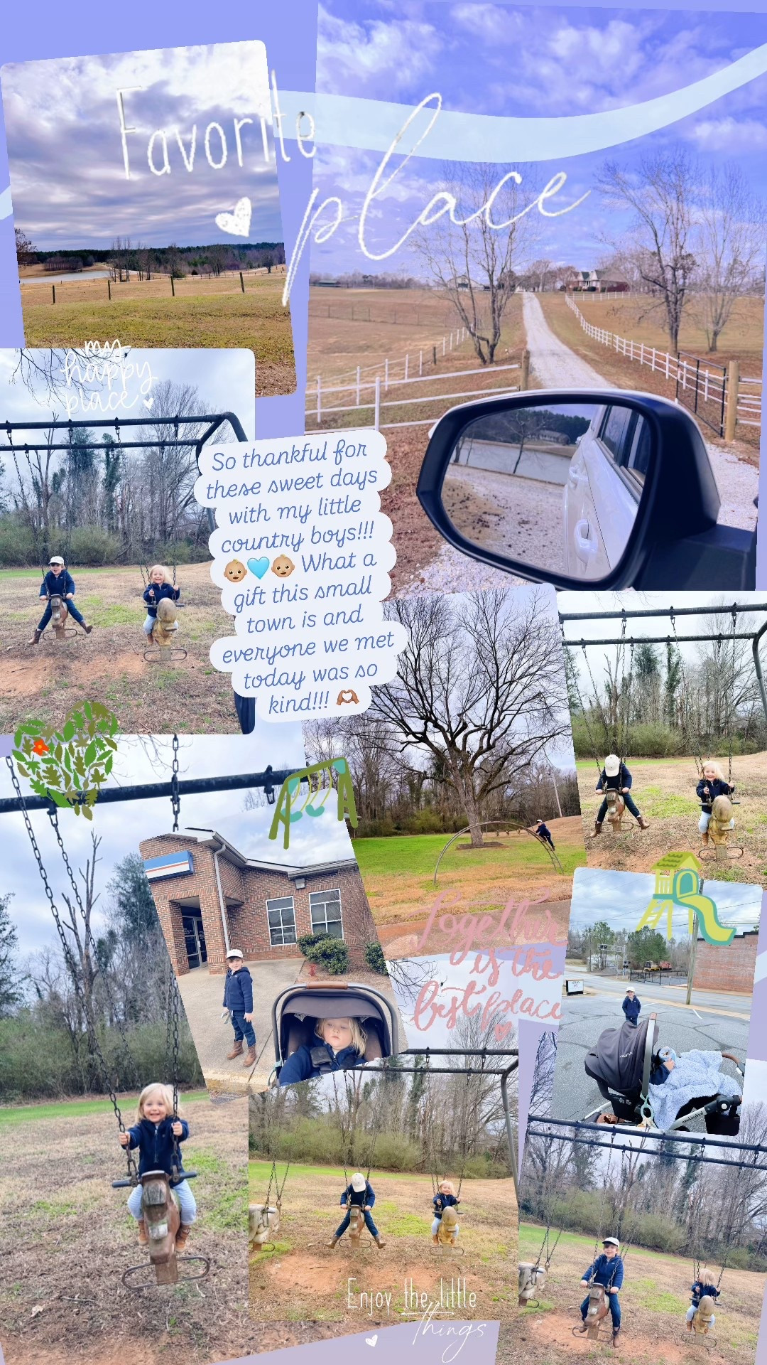 So thankful for these sweet days with my little country boys!!! 👶🏼🩵👶🏼 What a gift this small town is and everyone we met today was so kind!!! 🫶🏽