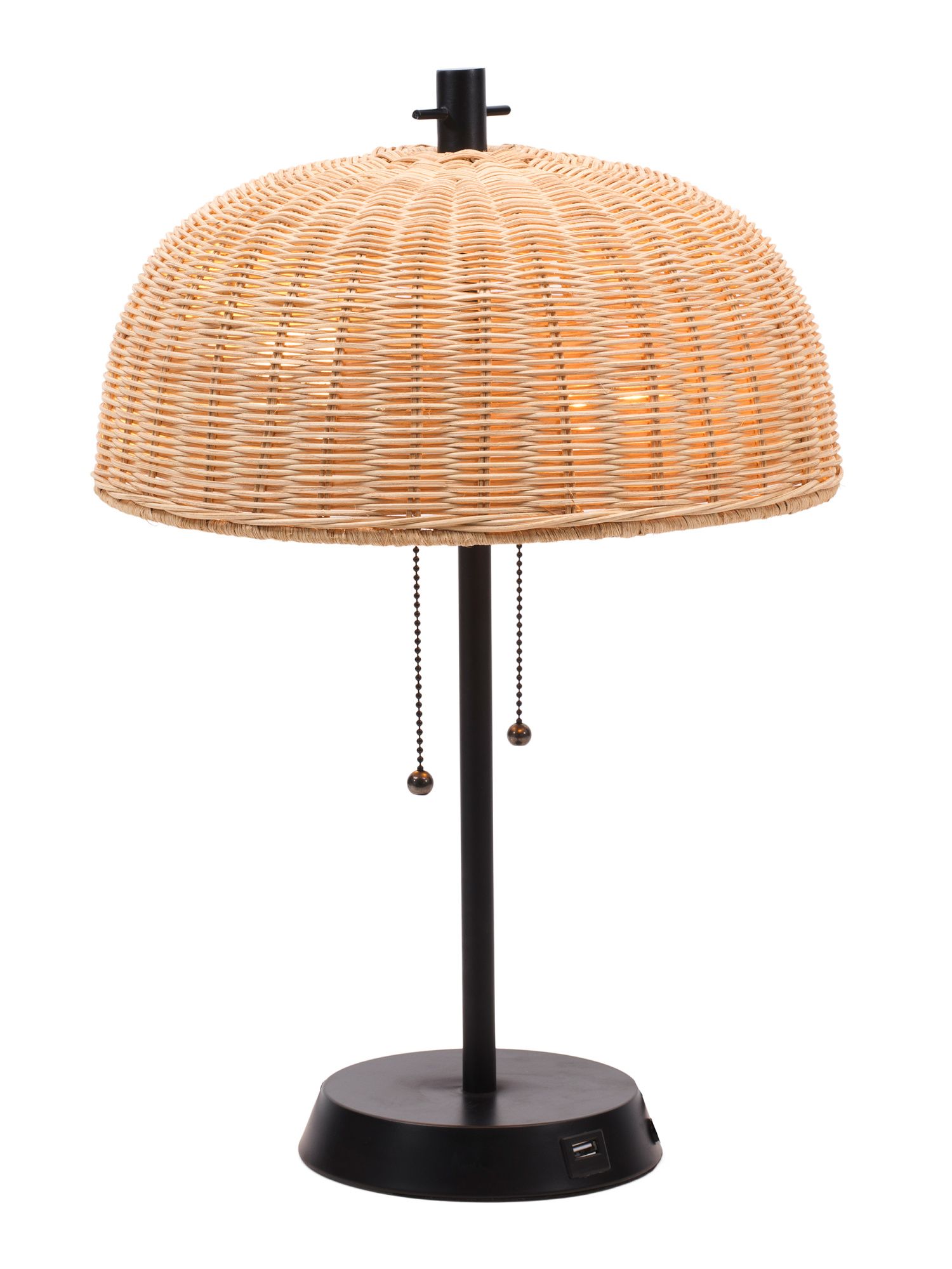 Rattan Dome Table Lamp | TJ Maxx
