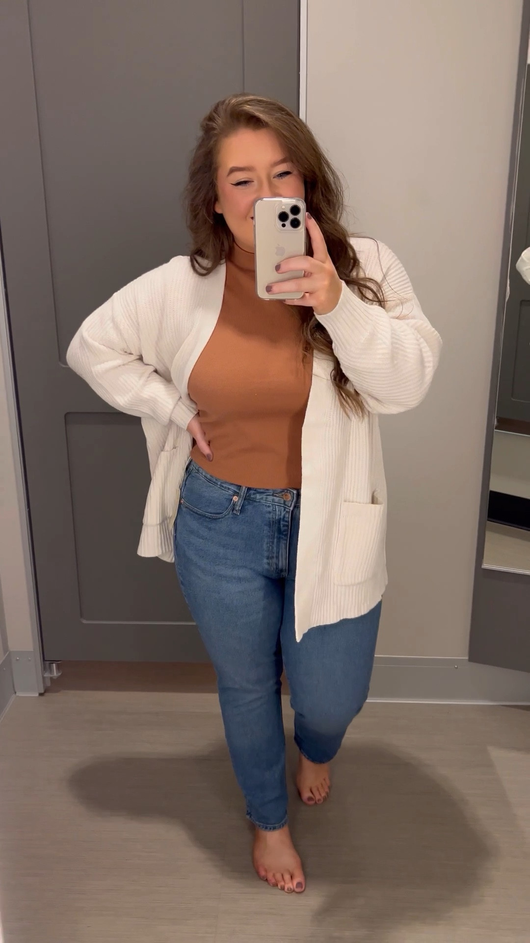 Target fall try-on! Fall outfit ideas where everything is under $30! Obsessed with these oversized cardigans and mock neck tanks.  😍

Sizing details:
Tanks: L
Cream cardigan: L
Sweatshirt: M
Joggers: XL
Sweaters: XL
Sweater vest: M
Dress: XXL
Charcoal cardigan: XL

#LTKcurves #LTKunder50 #LTKstyletip