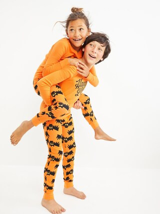 Gender-Neutral Halloween Matching Graphic Snug-Fit Pajama Set For Kids | Old Navy (US)