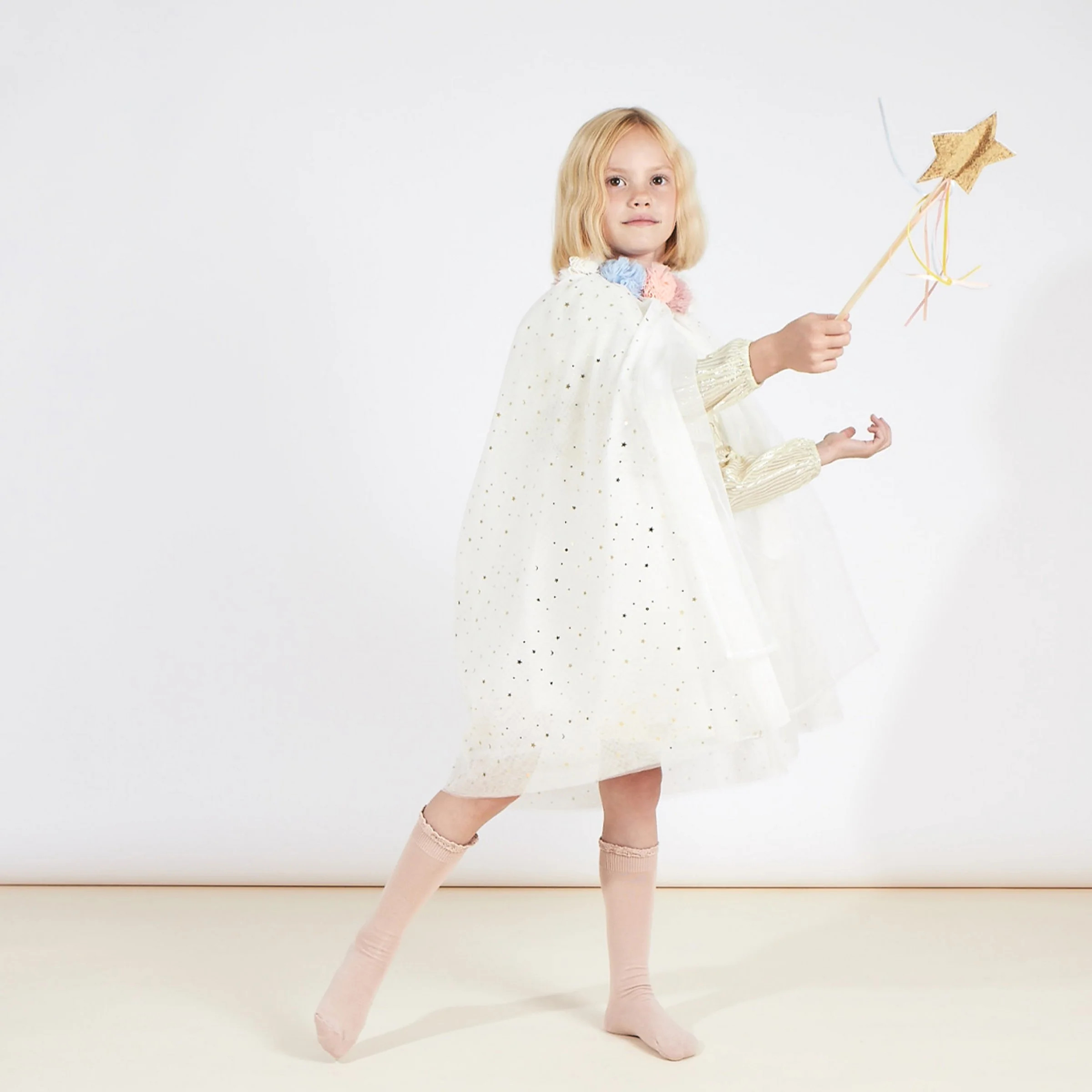 Pom Pom Collar Cape | Meri Meri