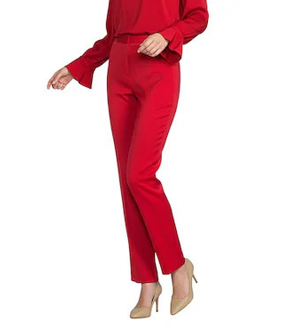 Preston & York Corey Stretch Satin Back Crepe Ankle Pants | Dillard's | Dillard's
