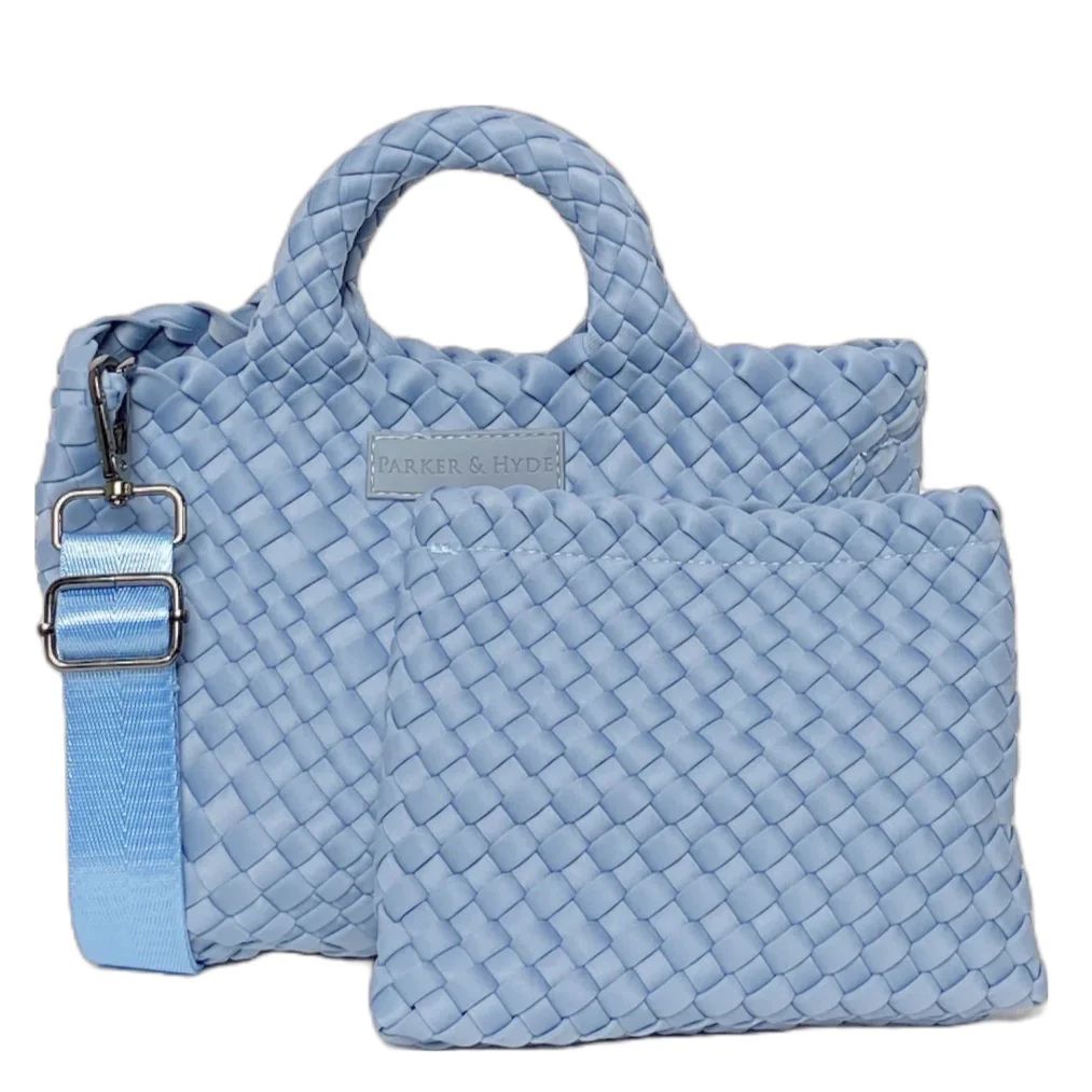 Denim Woven Mini Tote | Lovely Little Things Boutique