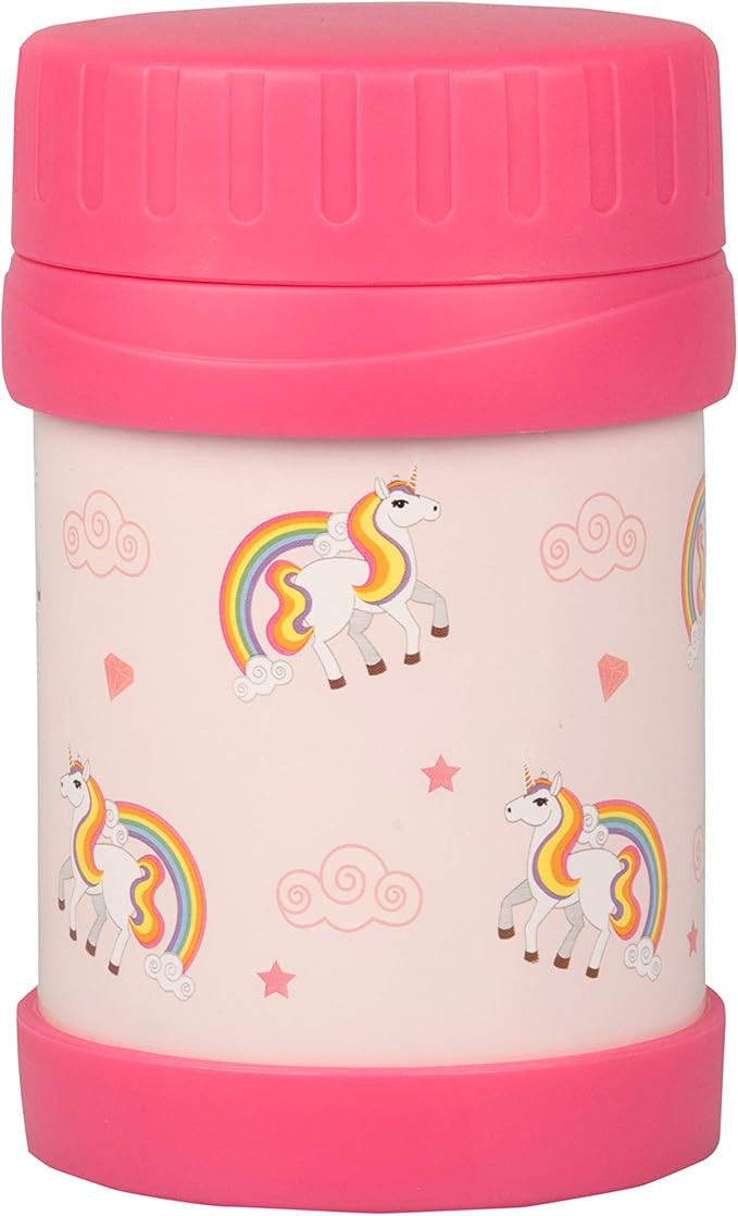 Bentology Stainless Steel Insulated Lunch 13oz Jar for Kids - Unicorn - Large Leak-Proof Storage ... | Amazon (US)