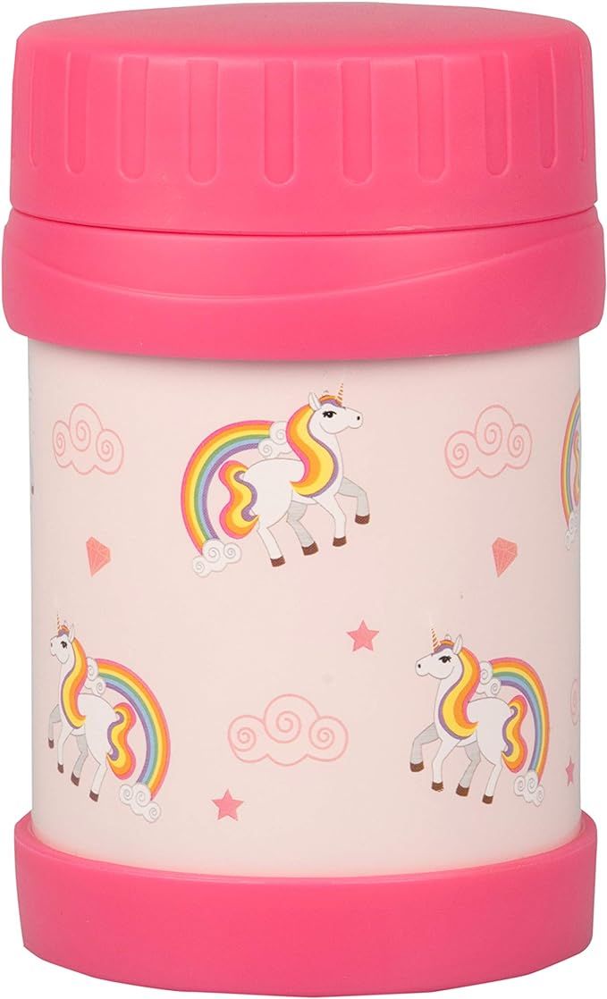 Bentology Stainless Steel Insulated Lunch 13oz Jar for Kids - Unicorn - Large Leak-Proof Storage ... | Amazon (US)