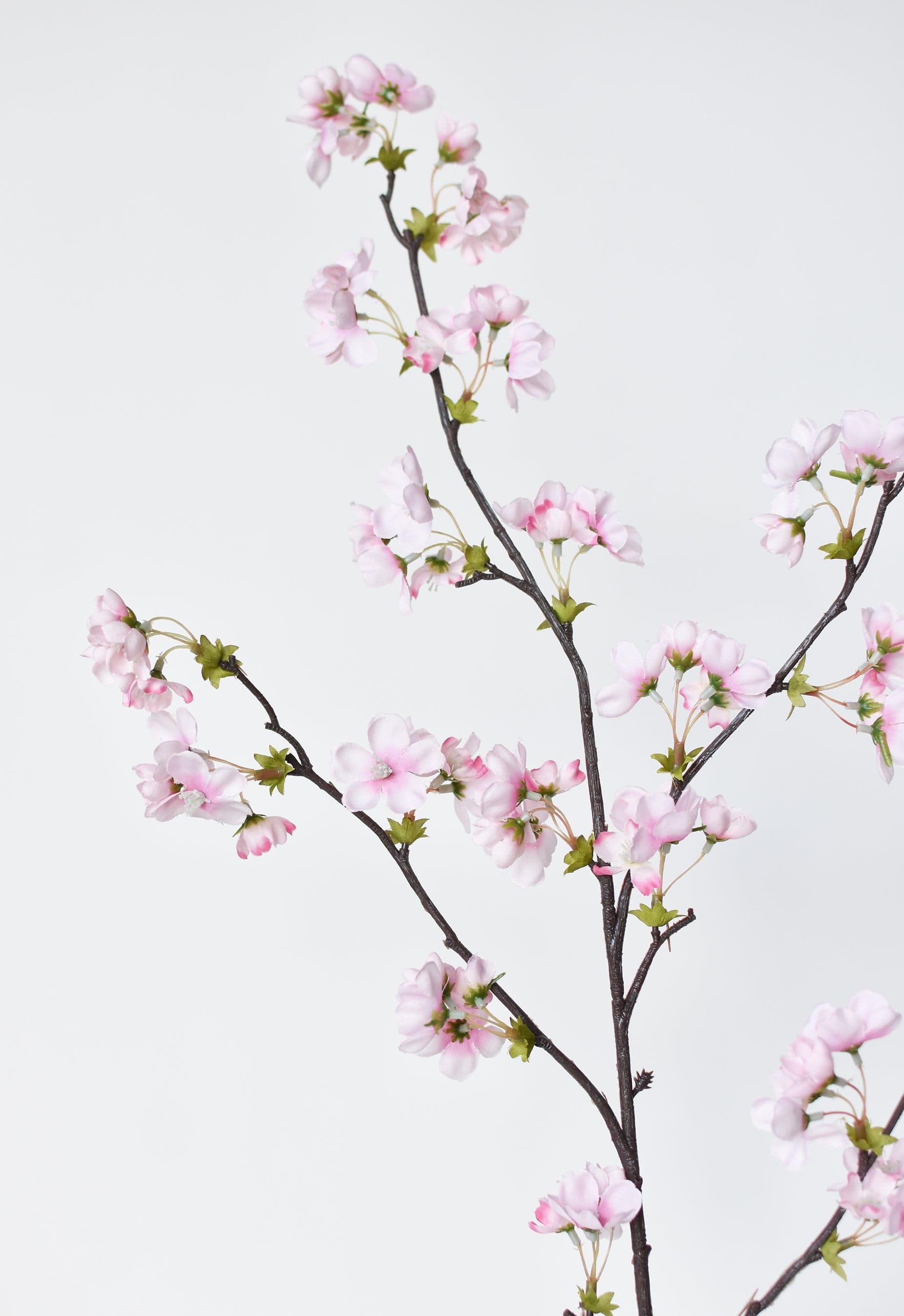 36" Faux Quince Blossom Pink Stem Flowering Branch | HouseFloral