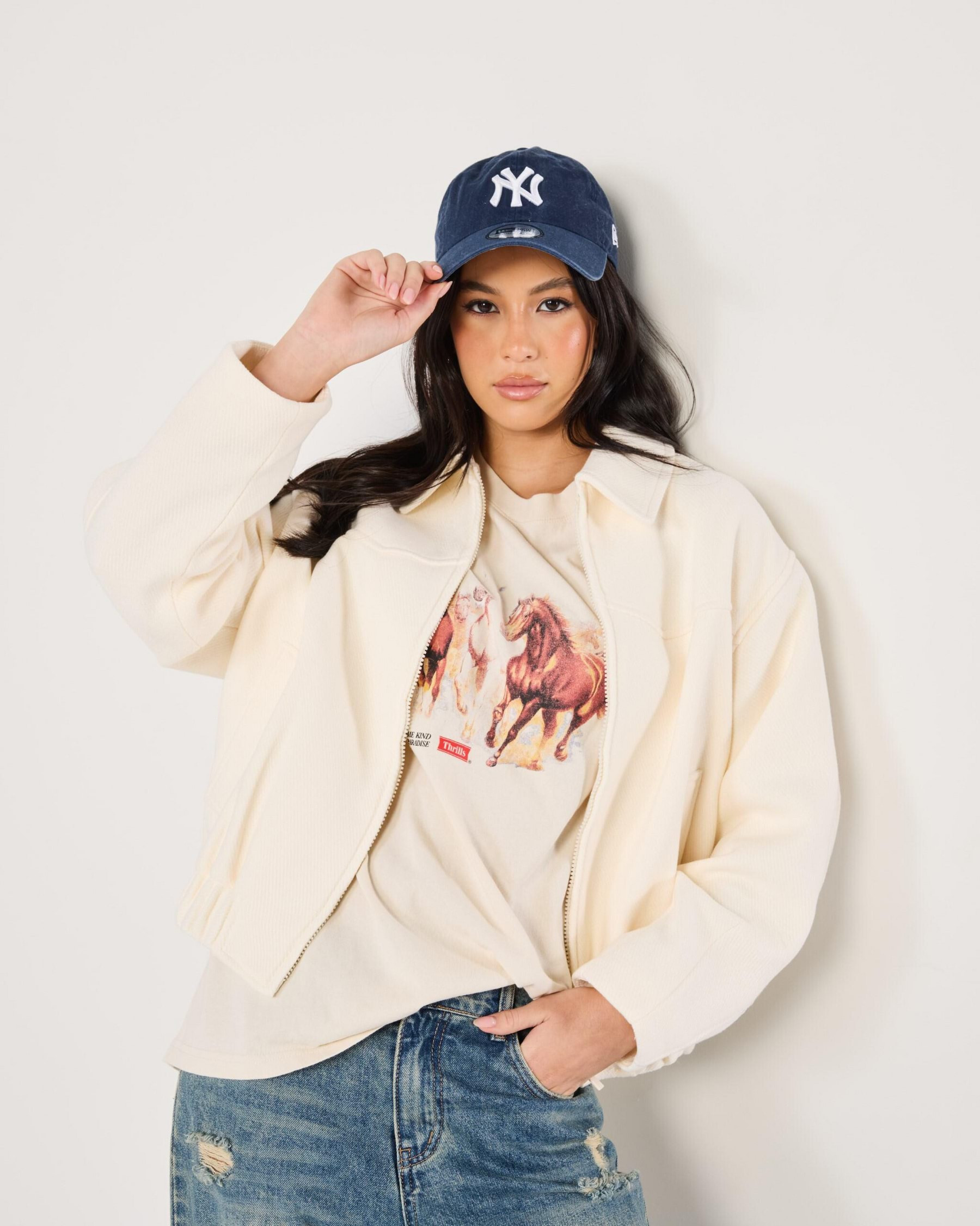 New Era Women's Ny Yankees Cap in Denim | City Beach (US)