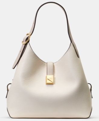 Deco Medium Pebbled Leather Crossbody Tote Bag | Macy's