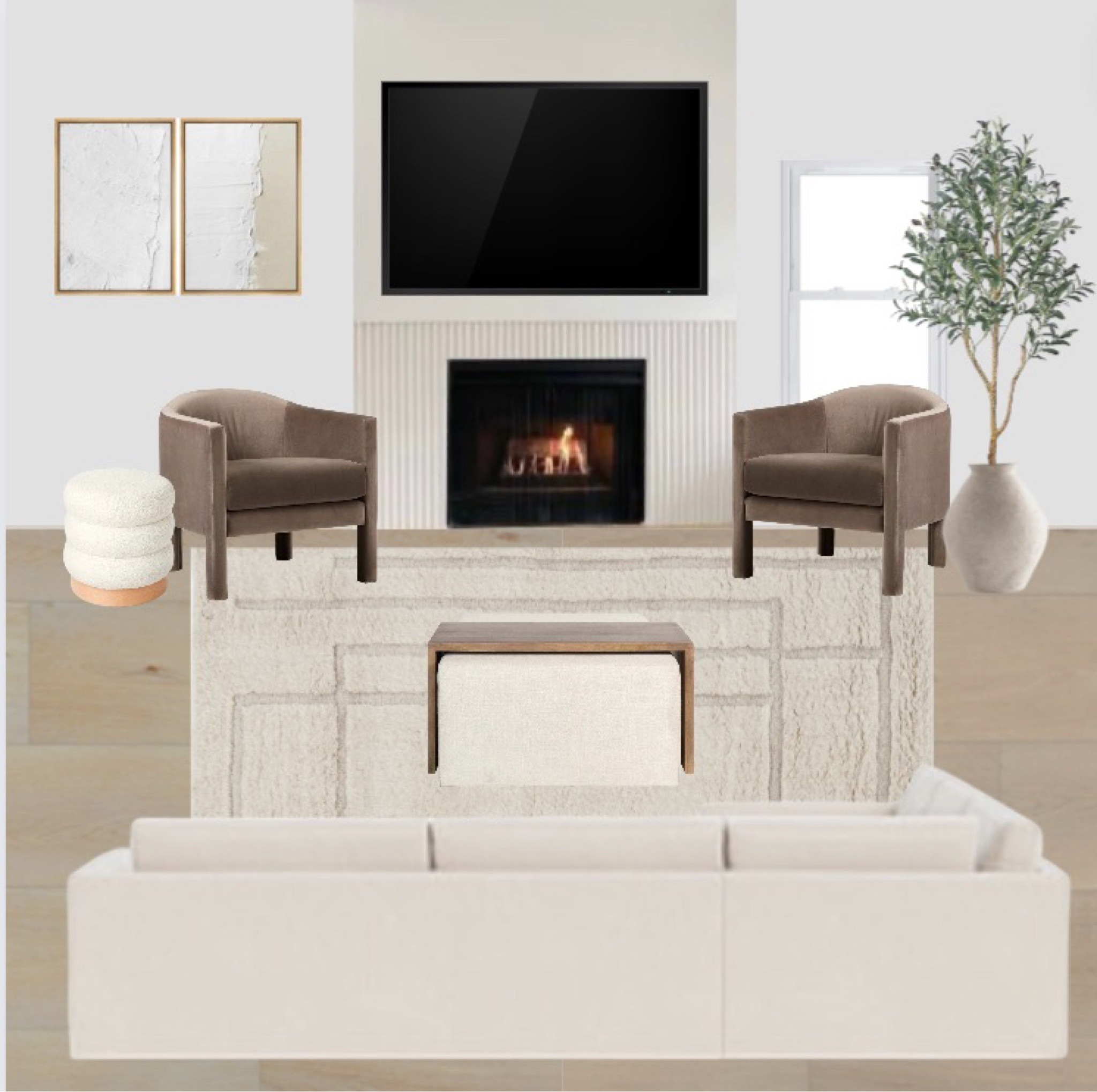 Option 2 modern organic neutral living room design 

#LTKhome