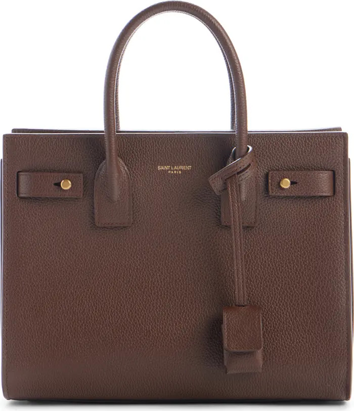 Saint Laurent Baby Sac de Jour Grained Leather Top Handle Bag | Nordstrom | Nordstrom