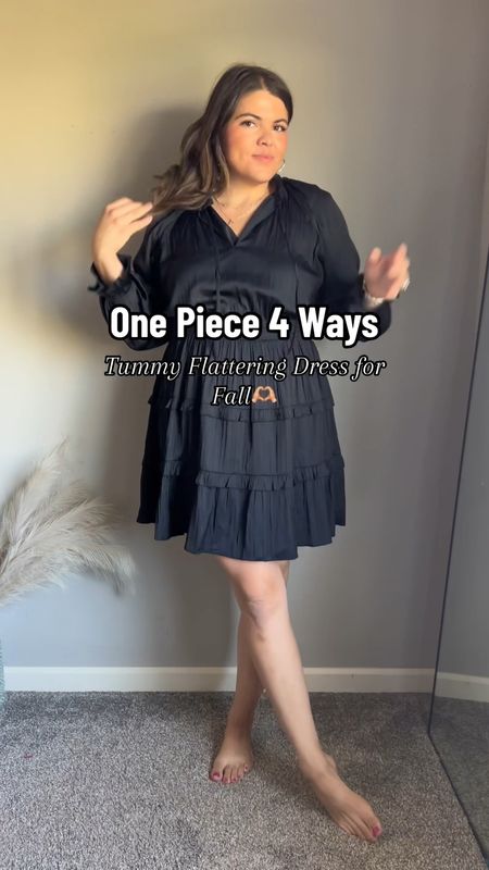 Do you ever look in your closet and feel like you have nothing to wear? It's because you're not buying pieces that can be worn multiple ways.
Think about ways you can stay all the items you're buying to make them work for multiple occasions. Here's one tummy conscious dress for fall from Walmart four ways.
#midsize #midsizefashion #midsizemom #size12 #size12t014 #size12fashion #size12style #midsizeoutfits #falloutfits #momoutfits #midsizemomfashion #midsizemomfashion #midsizemomstyle #fallfashion
Wearing vs styling, flattering dresses for tummy, midsize fall outfits, midsize fall dresses, midsize millenial outfits

#LTKSeasonal #LTKmidsize #LTKfindsunder50