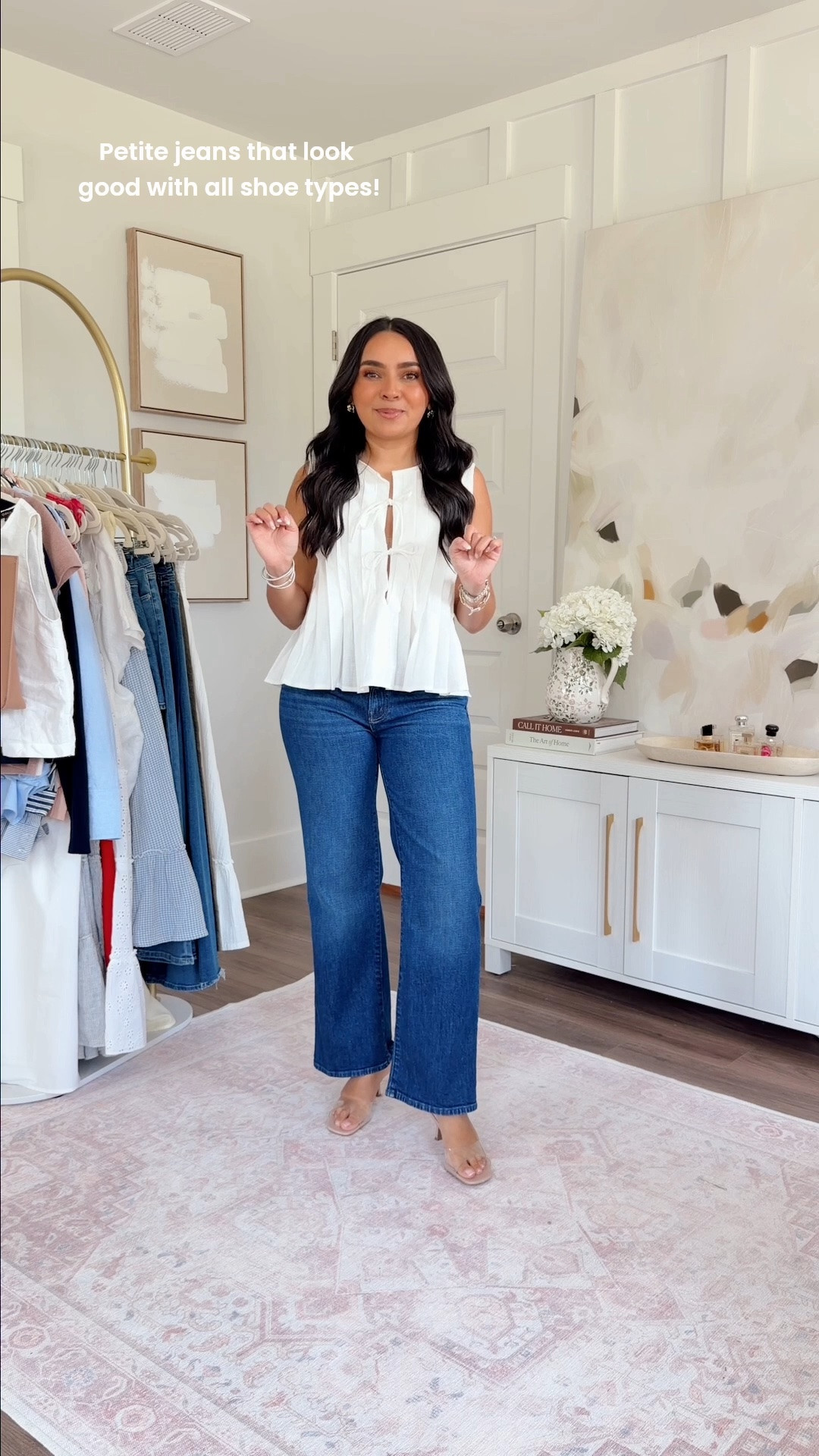 Jeans size 27 petite - I sized up one size

#LTKPetite #LTKSaleAlert #LTKootd
