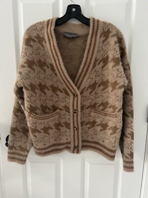 Anthropologie Oversized Chunky Cardigan Sweater Winter Fall Tops | eBay US