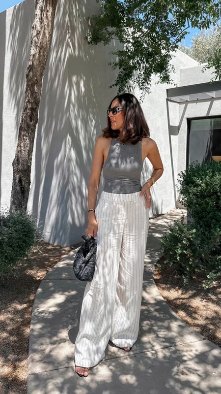 The linen trousers that keep on giving and they’re under $30! I sized up for a slouchier fit, size 2. Top XS tts, shoes 8 tts

#LTKstyletip #LTKVideo #LTKSeasonal
