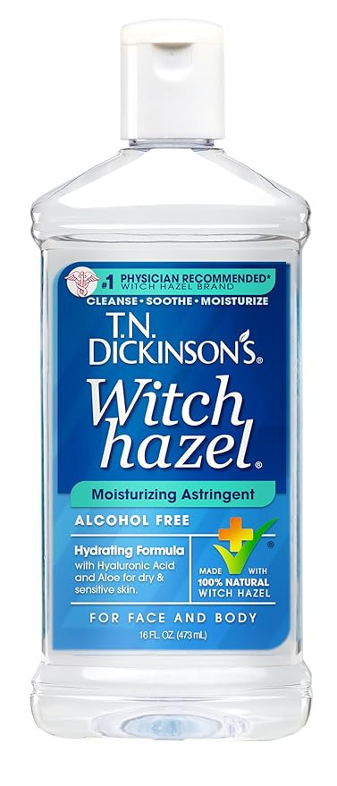 T.N. Dickinson's Witch Hazel Alcohol Free Moisturizing Astringent | 100% Natural Witch Hazel | Ca... | Amazon (US)